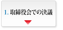 取締役会での決議