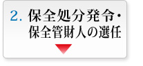 保全処分発令・保全管財人の選任